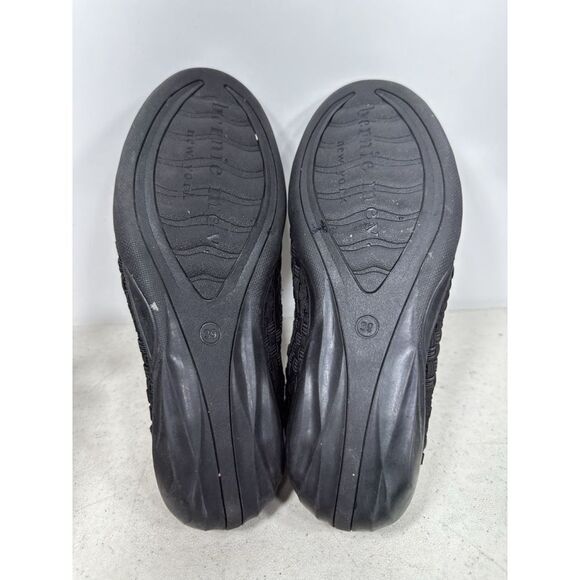 Bernie Mev Pull-On Mary Jane Mid Wedges Black 39-8 - Picture 7 of 7